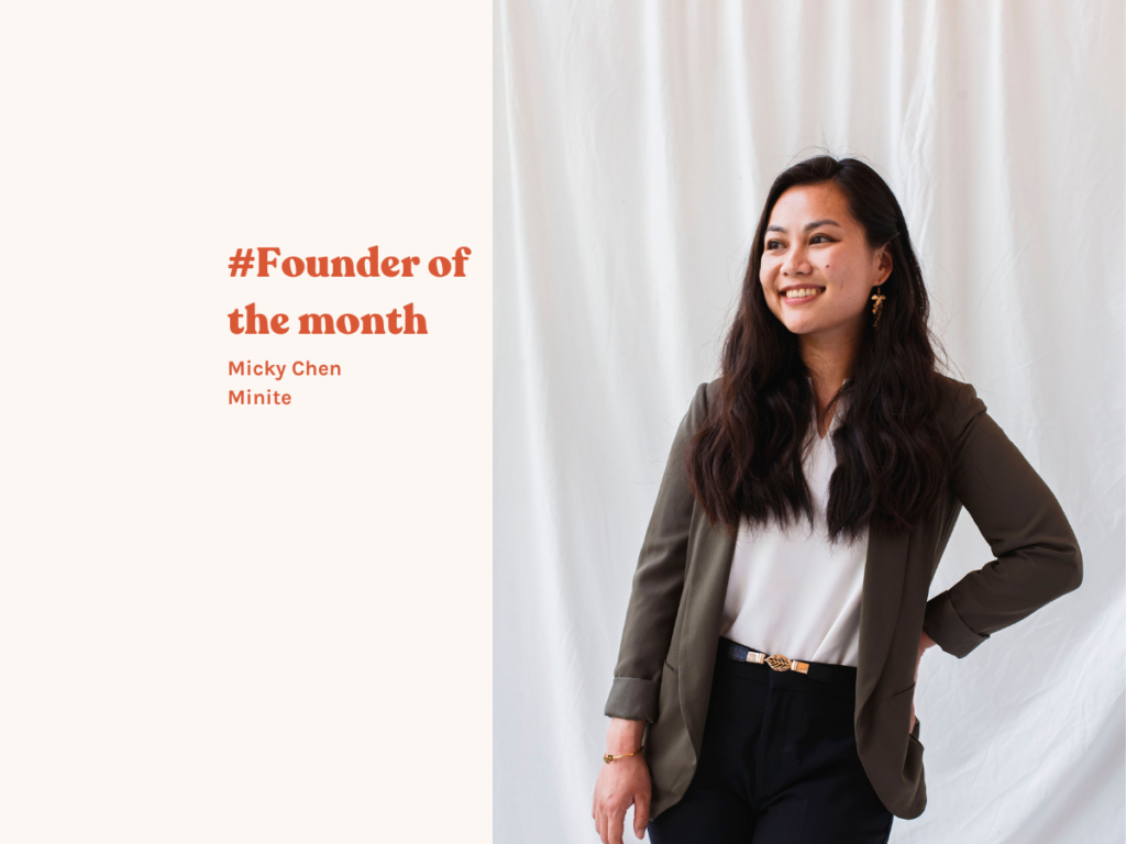 #Founderofthemonth: Micky Chen and Minite